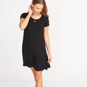 Old Navy Black Swing Dress